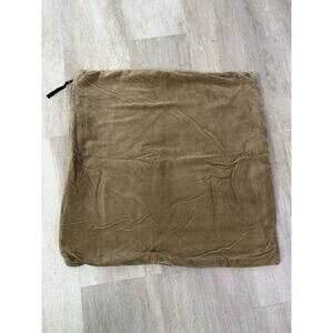 Pottery Barn Decorative Velvet Pillow Cover Khaki